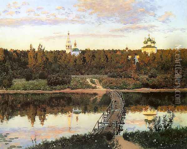 The Quiet Abode 1890 Oil Painting - Isaak Ilyich Levitan