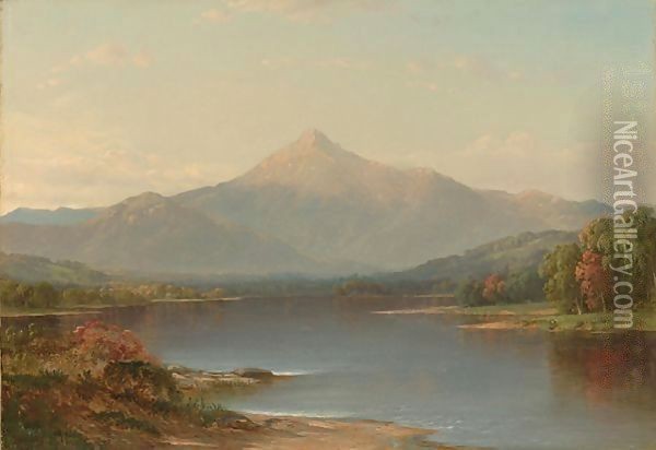 Autumn, Mt. Chocorua, New Hampshire Oil Painting - Samuel Colman