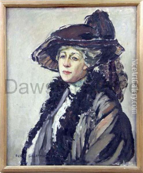 Being A Portrait Of Frances Piercemcneil Corse Oil Painting - Anne Wilson Goldthwaite