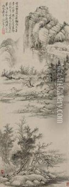 Landscape Oil Painting - Wang Jiu