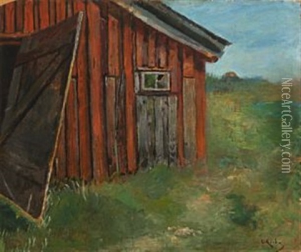 Rodt Bathus Oil Painting - Christian Krohg