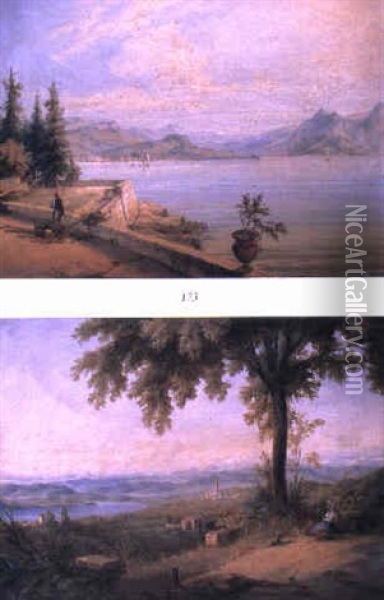 Lago Maggiore Oil Painting - Gabriel Carelli