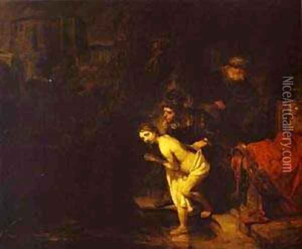 Susanna Surprised By The Elders 1647 Oil Painting - Harmenszoon van Rijn Rembrandt