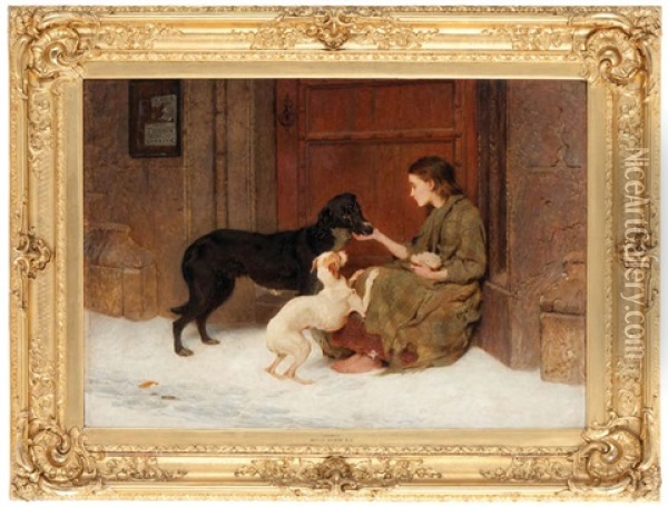 Charity Oil Painting - Briton Riviere