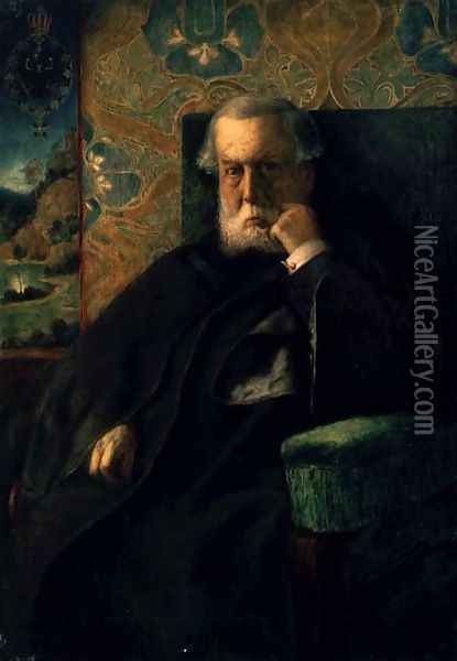 Portrait of Dr. von Meyer Oil Painting - Max Klinger
