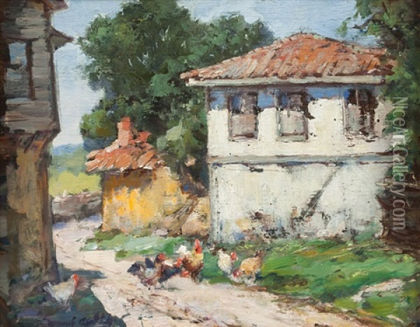 Zekeriyakoy Oil Painting - Sami Yetik