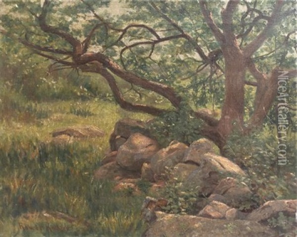 Forest Oil Painting - Robert Koehler