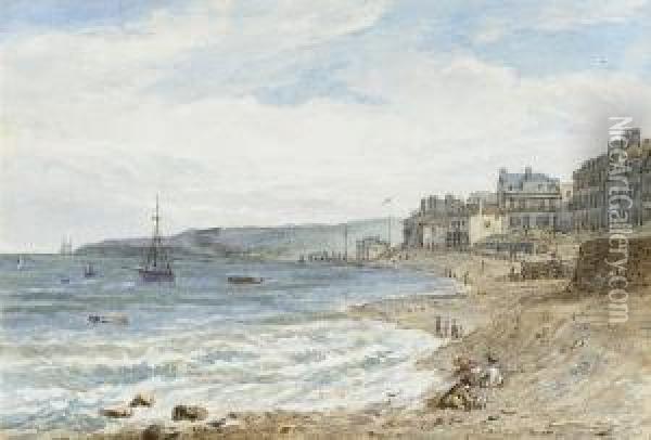 Herne Bay, Kent, A Pair Oil Painting - Mary Smirke