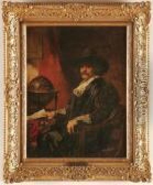 The Explorer Oil Painting - Ferdinand Victor Leon Roybet