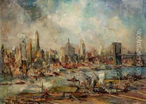 New York Oil Painting - Maxim Kopf