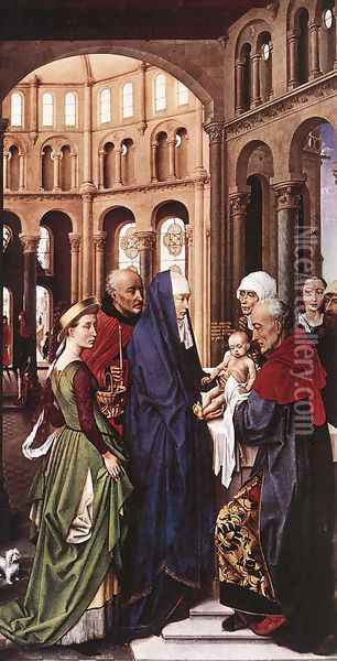 Presentation of Christ Oil Painting - Rogier van der Weyden