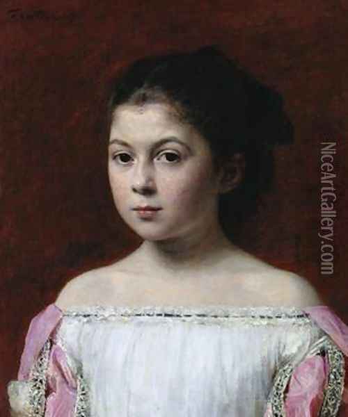 Marie-Yolande de Fitz-James Oil Painting - Ignace Henri Jean Fantin-Latour