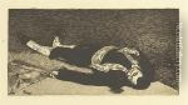 Le Torero Mort. Oil Painting - Edouard Manet