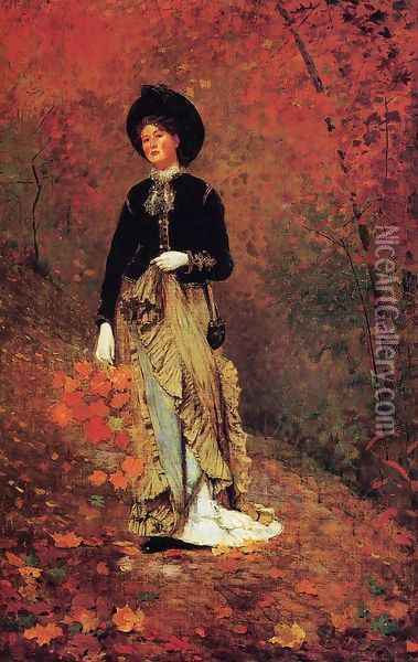 Autumn Oil Painting - Winslow Homer