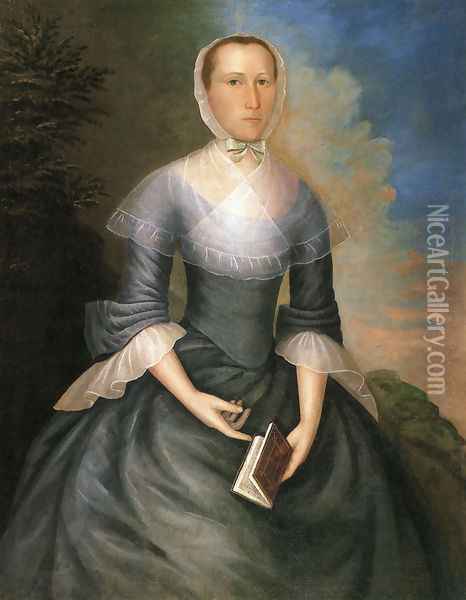 Mrs. Nathaniel Brown (Anna Porter Brown) Oil Painting - Joseph Badger