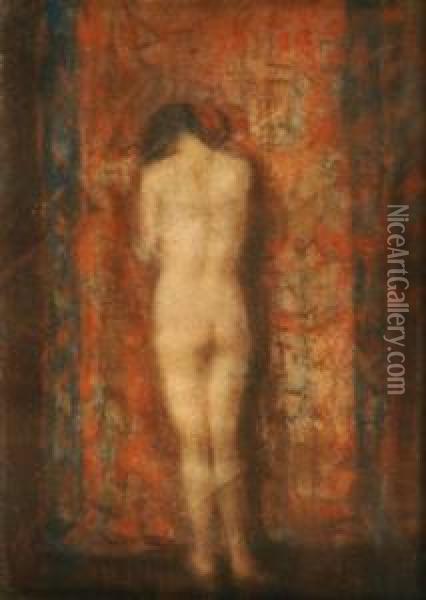 Standing Nude Oil Painting - Dora Lynnell Wilson
