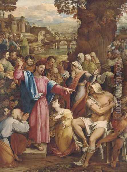 The Raising of Lazarus Oil Painting - General George Saunders Thwaites