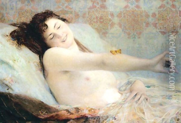 The Golden Age Oil Painting - Louis Auguste Girardot
