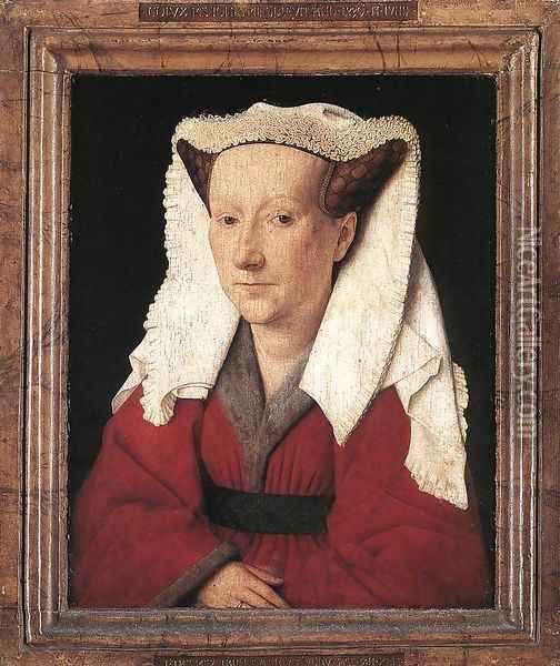 Portrait of Margareta van Eyck 1439 Oil Painting - Jan Van Eyck