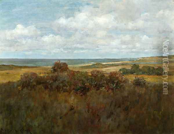 Shinnecock Landscape IV Oil Painting - William Merritt Chase