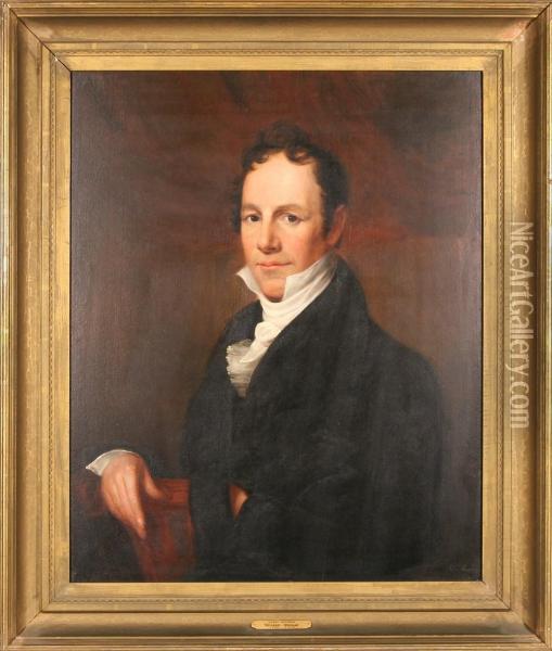 Portrait Of Henry Seymour Oil Painting - William Dunlap