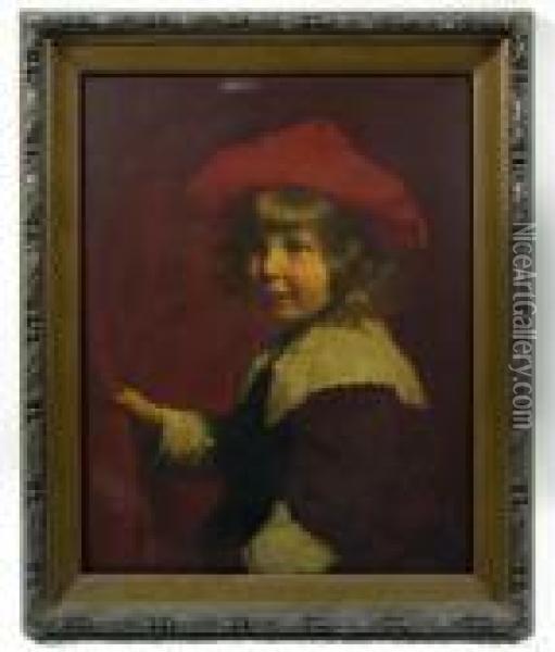 Portrait Of David Stoddard Greenough Oil Painting - Robert William Vonnoh