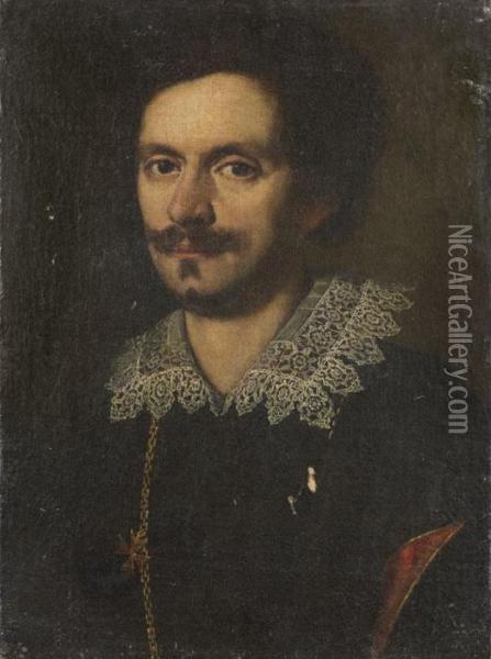 Portrait D'homme Oil Painting - Justus Sustermans