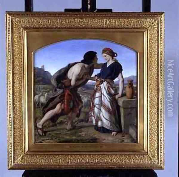 The Meeting of Jacob and Rachel 3 Oil Painting - William Dyce