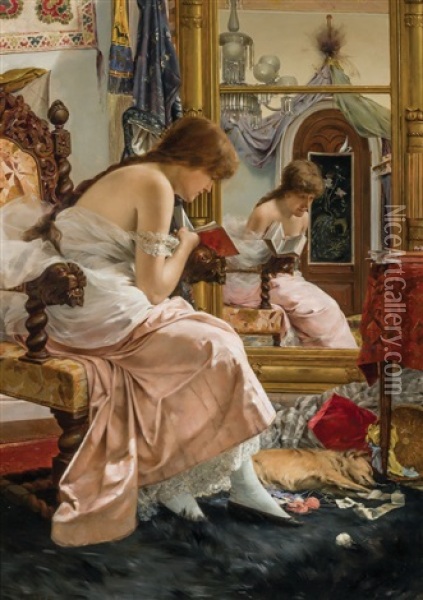 The Artist's Model Oil Painting - John Henry Witt