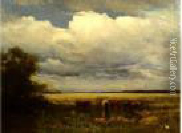 Evening Sackville Marshes Oil Painting - John A. Hammond