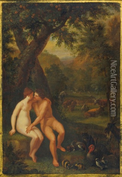 The Garden Of Eden Oil Painting - Jan Brueghel the Elder
