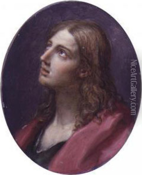 Head Of Saint John Oil Painting - Benedetto Luti