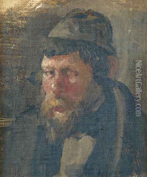 Portrait of a Man Oil Painting - Nicolae Grigorescu