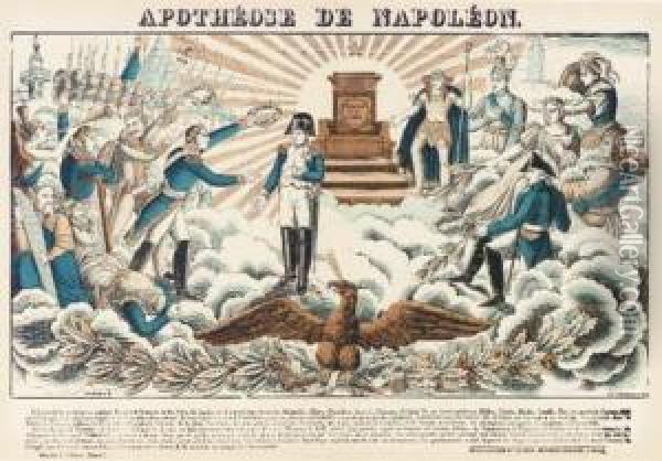 Apotheose De Napoleon Oil Painting - Jean Charles Verbrugge