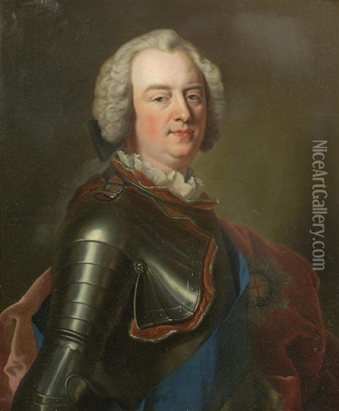 Portrait Of Charles Lennox, 2nd Duke Of Richmond Oil Painting - Jean Marc Nattier
