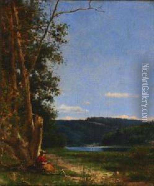 Summer Afternoon Oil Painting - Charles Caryl Coleman