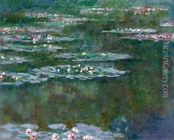 Nympheas 7 Oil Painting - Claude Oscar Monet