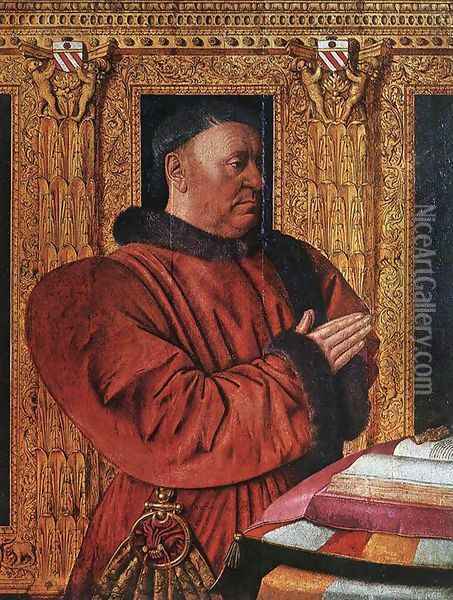 Portrait of Guillaume Jouvenel des Ursins c. 1455 Oil Painting - Jean Fouquet