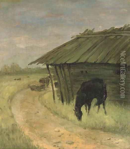 Study for 'October, Domotkanovo' Oil Painting - Valentin Aleksandrovich Serov