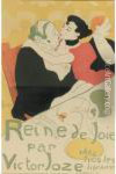 Reine De Joie (d. 342; A. 5; W. P3) Oil Painting - Henri De Toulouse-Lautrec
