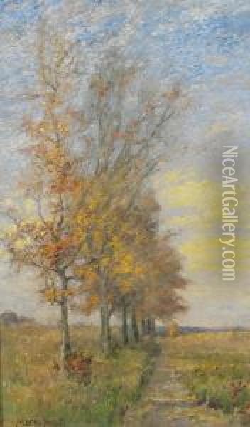 Autumnlandscape Oil Painting - Albert B. Insley