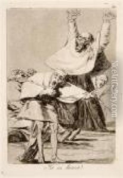 Ya Es Hora Oil Painting - Francisco De Goya y Lucientes