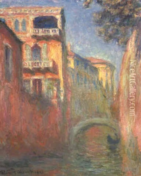 Rio Della Santa Salute, Venise Oil Painting - Claude Monet