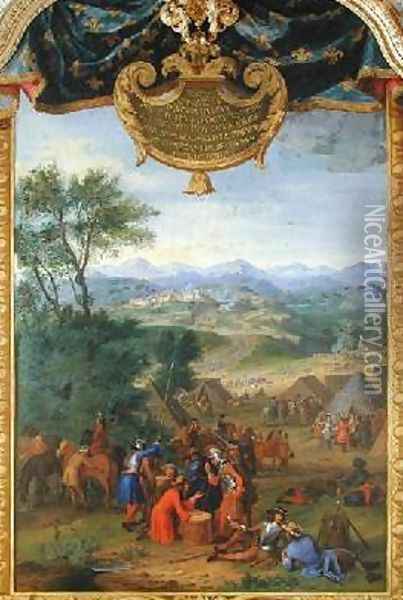 The Conquest of Ager in 1647 Oil Painting - Sauveur Le Conte