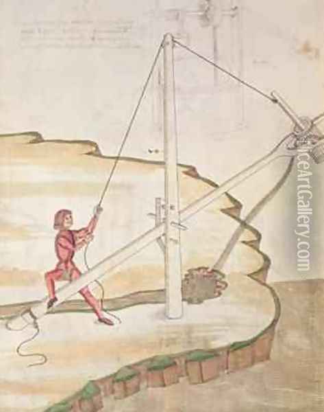 Diagram of a method of supplying water Oil Painting - Jacobi Mariani