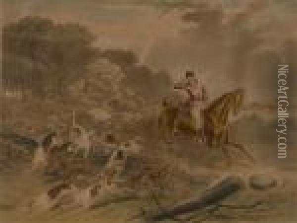 The Fox Chase Oil Painting - Joseph Mallord William Turner