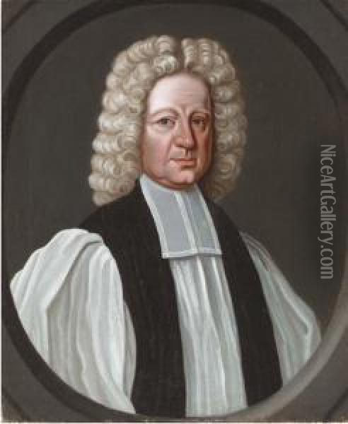 Portrait Of A Gentleman Oil Painting - John Smibert