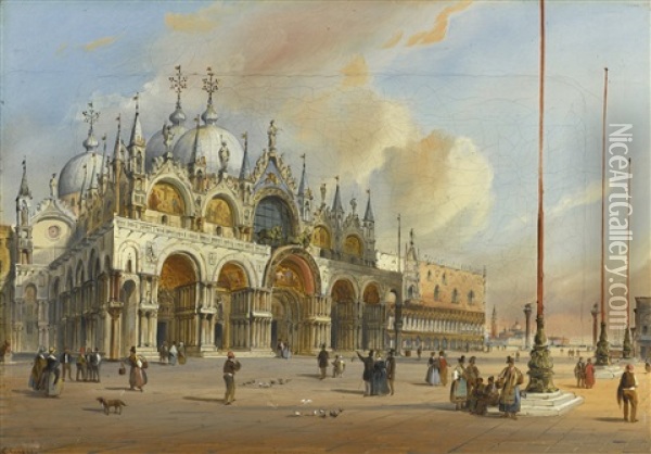 Venice, A View Of Saint Mark