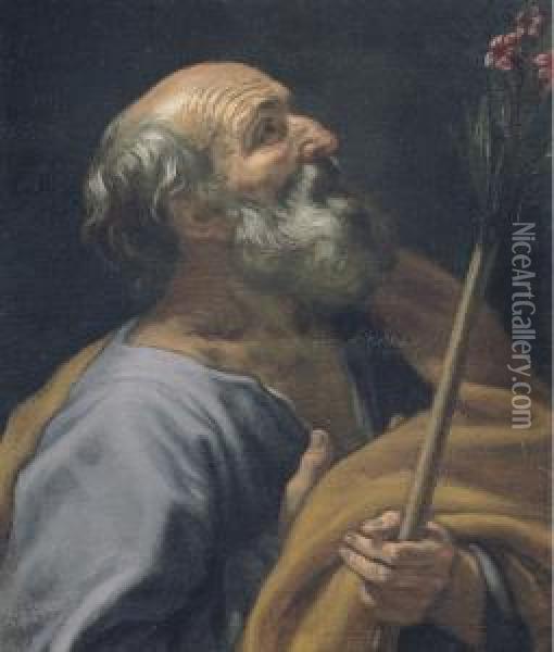 San Giuseppe Oil Painting - Baldassarre Franceschini