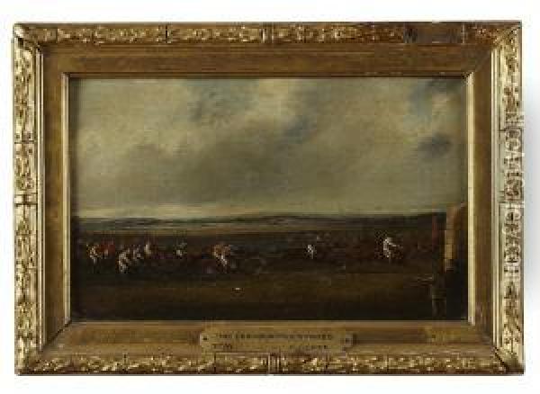 The Cesarewitch Stakes Oil Painting - Henry Thomas Alken